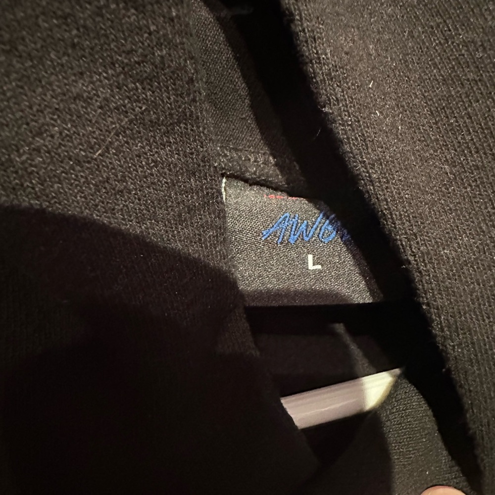 AWGE Mercedes Benz ASAP Rocky Size Large Hoodie Sweatshirt Black - Picture 5 of 7